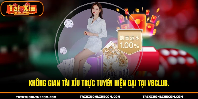 V8club Tài Xỉu Online Uy Tín Thu Hút Hội Viên 2026 Không gian tài xỉu trực tuyến hiện đại tại V8CLUB.